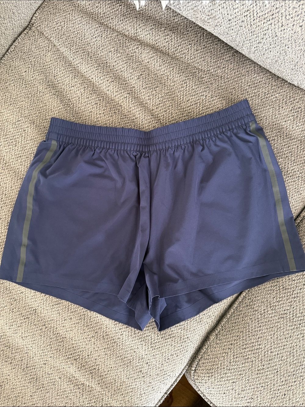 Outerknown Navy Elastic Waist Active Shorts